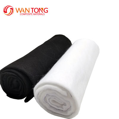 Estilo de diseño contemporáneo 150GSM Negro PP Pet Geotextil no tejido para la construcción de carreteras
