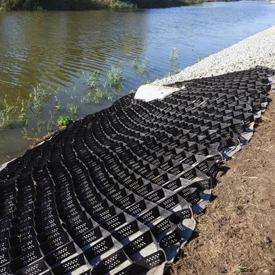 Geocell HDPE de 150 mm para superficies texturizadas de ríos poco profundos y estilo de diseño tradicional