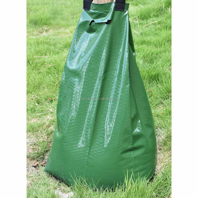 20 galones de capacidad reforzada PE portátil de riego por goteo bolsa de árbol para regar árboles