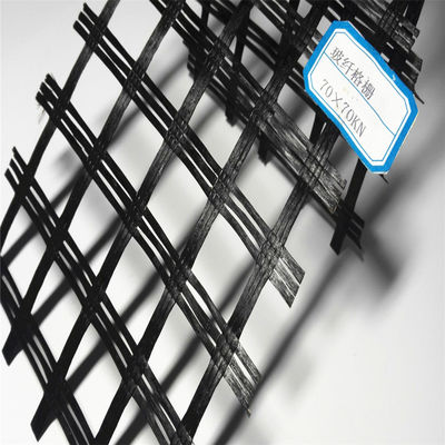 Construcción de garaje basalto reforzado con fibra de vidrio Geogrid con 50-200m de longitud