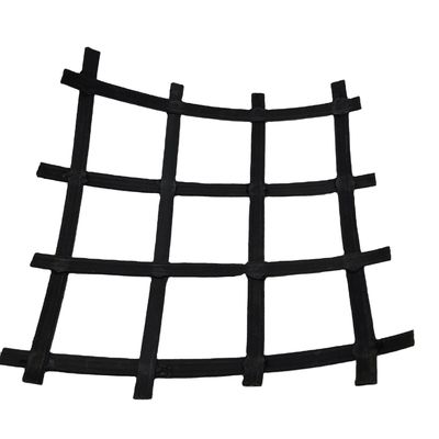 Geogrid compuesto de plástico de acero de 20 kn-1200 kn para la construcción de carreteras y estabilización del suelo