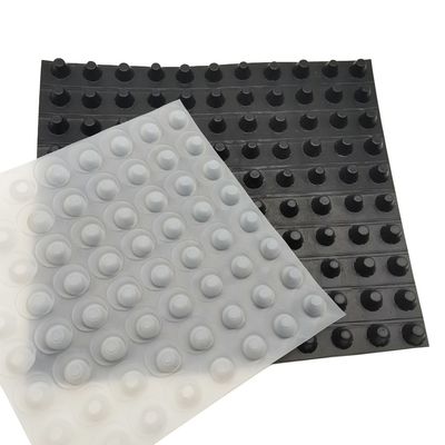 Reciclar tablero de drenaje de altura de hoyuelo de 10 mm de alta resistencia para túnel/metro