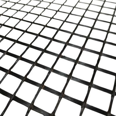 80-80 Geogrid PET para la solidificación del suelo de carretera y formación in situ