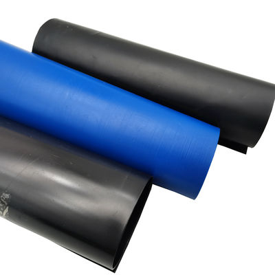 GB/ASTM GRI-GM13 Estándar de acondicionador de estanque con geomembrana de HDPE negro para estanque de camarón de pescado