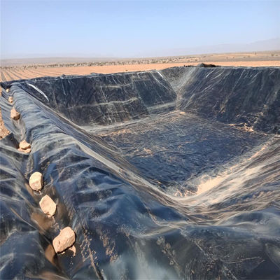Tamaño de los rollos de geomembrana HDPE para la limpieza de estanques de piscifactorías para una prevención eficaz de fugas