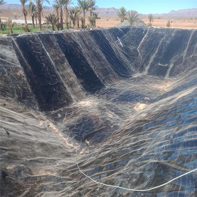 Tamaño de los rollos de geomembrana HDPE para la limpieza de estanques de piscifactorías para una prevención eficaz de fugas