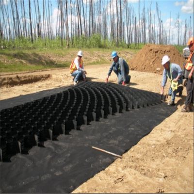 Geocell de vía de entrada HDPE Geocell y protección de pendiente para carreteras Refuerzo de 50 mm de altura inferior