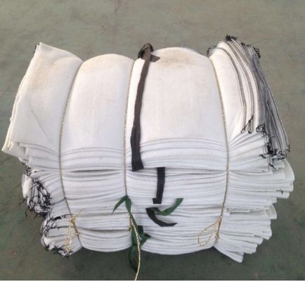 Polvo de polipropileno y poliéster de tensión Geobag Bolso de arena 100g-600g/m2