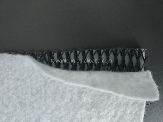 Red de drenaje compuesta HDPE 3D de alta tracción de 30-100 m de longitud de rodillo para protección vial