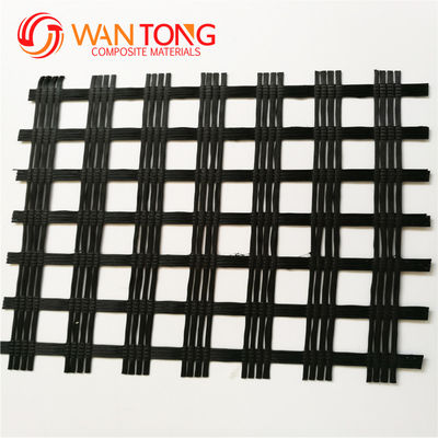 Geogrid de fibra de vidrio exterior 40/40 para reforzar y reforzar la ingeniería civil
