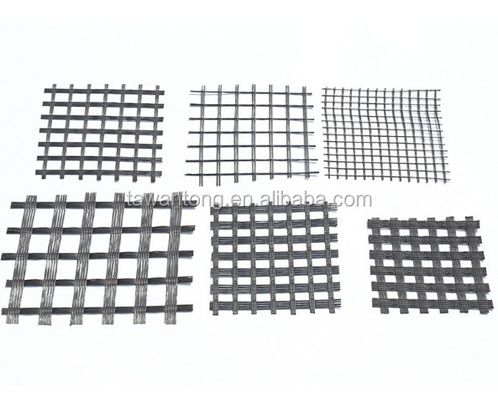 Geogrid de fibra de vidrio exterior 40/40 para reforzar y reforzar la ingeniería civil