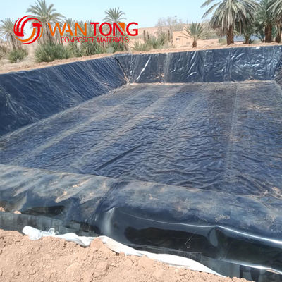 Geomembrana Hdpe de 1 mm para el revestimiento de la laguna de la presa del estanque fabricada de acuerdo con la norma ASTM GRI-GM13