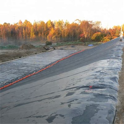 Filleta de geomembrana de HDPE verde negro para revestimientos de presas 0,75 mm