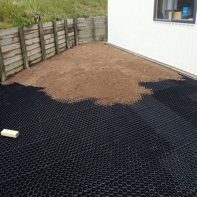 DISTANCIA DE SOLDADOR 330mm-1000mm Pavimentador de césped geocell para diseño contemporáneo estilo de venta