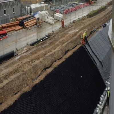 Rejilla de grava de geocelulas de HDPE de 50 mm-200 mm para la construcción de carreteras estables Sin servicio posventa