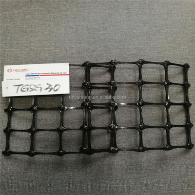 Geogridas biaxiales de polipropileno extrudido de 50 m de longitud Geogridas para diversas aplicaciones