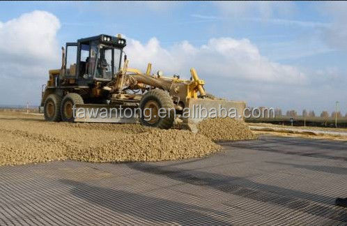 Filipinas Fibra de vidrio Geogrid Composite Geotextile Pavimento Geogrid para el cobertizo de garaje