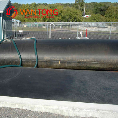 Resistencia a la tracción 50kn/m Alta resistencia PP Geotubos de deshidratación de lodo tejido
