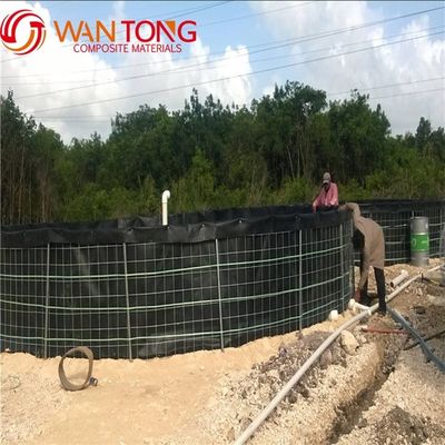 Duración de vida 3-15 años BLACK Steel Frame PVC HDPE Tanque para piscifactorías interiores Forma cuadrada