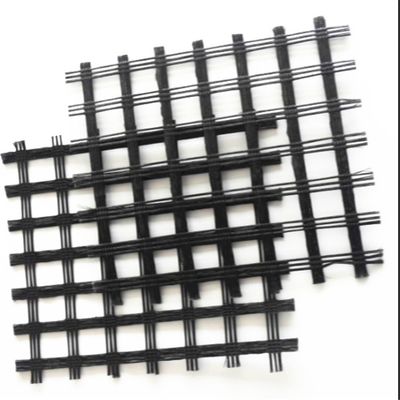 Poliéster biasial Geogrid 80-80 PET para solidificación del suelo de carretera 0.2mm-4mm de espesor