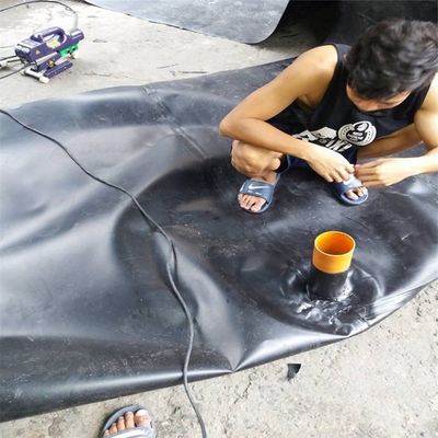 Tanques circulares de geomembrana para acuicultura en estilo de diseño contemporáneo