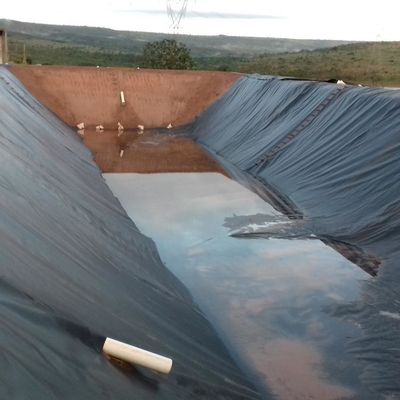 LDPE LLDPE HDPE Plástico estanques de peces impermeabilización de la membrana 0,5 mm HDPE Geomembrana hoja m2