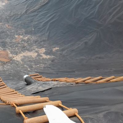 LDPE LLDPE HDPE Plástico estanques de peces impermeabilización de la membrana 0,5 mm HDPE Geomembrana hoja m2