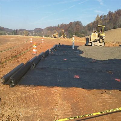 Poliéster Geogrid para la construcción de carreteras Fortalecer terraplenes y muros de pendiente