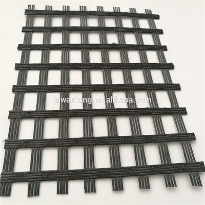 Poliéster Geogrid para la construcción de carreteras Fortalecer terraplenes y muros de pendiente
