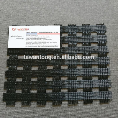 Poliéster Geogrid para la construcción de carreteras Fortalecer terraplenes y muros de pendiente