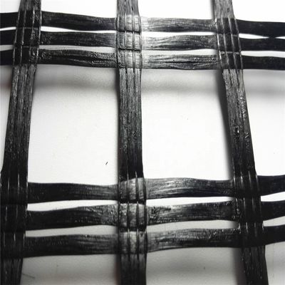 Poliéster Geogrid para la construcción de carreteras Fortalecer terraplenes y muros de pendiente