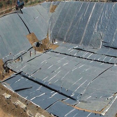 0.2 mm Geomembrana de HDPE Revestimientos de lonas impermeables para estanques de piscifactoría bioflocos