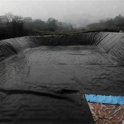 0.2 mm Geomembrana de HDPE Revestimientos de lonas impermeables para estanques de piscifactoría bioflocos