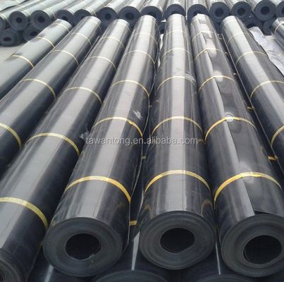 Geomembranas para acuarios de peces 2 mm Negro Inmune al agua de plástico HDPE Instalación in situ