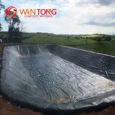 Revestimiento de estanques con geomembrana de HDPE impermeable 0,5 mm-2 mm espesor estándar GB/ASTM GRI-GM13