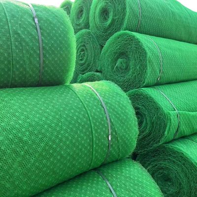 7.6-10.2 mm de espesor Geonet compuesto 3 capas Geomat HDPE para el refuerzo del suelo