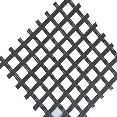 Estilo de diseño chino inferior solidificación de la cama de la carretera poliéster biaxial 80-80 PET Geogrid