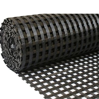 Estilo de diseño chino inferior solidificación de la cama de la carretera poliéster biaxial 80-80 PET Geogrid