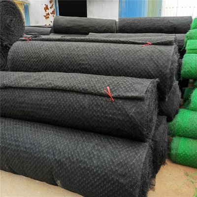 Control de erosión de diseño chino Geomat / alfombra de plantación / malla de plástico / Geomat 3D 7.6-10.2 mm de espesor