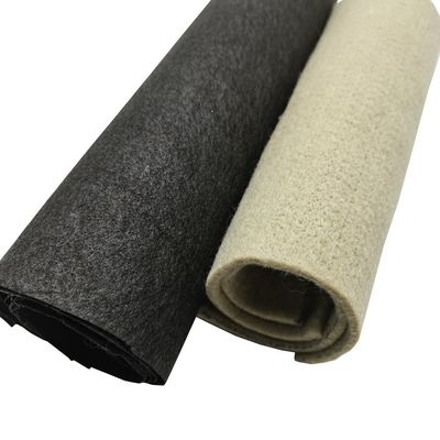 Geotextil no tejido para protección vial de fibras largas o cortas con aguja perforada poliéster