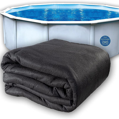 Pad de 12 pies redondo para el revestimiento de piscinas con precuadro de geotextil no tejido de longitud 50-100m para exteriores