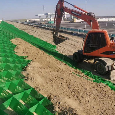 Rejilla de estabilizador de grava de geocelulas de 50 mm HDPE para refuerzo de carreteras y protección de pendientes