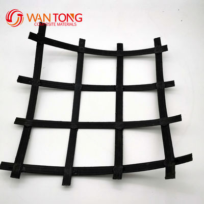 Geogrid de plástico de acero 60kn para la construcción de carreteras Servicio postventa garantizado
