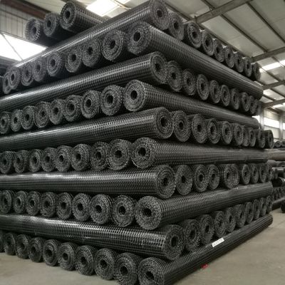 Grilla geográfica biaxial de plástico de alta resistencia a la tracción para el refuerzo en la industria minera