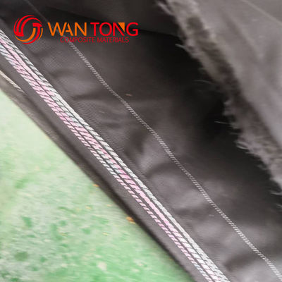 Geotubo de geotextil tejido de PP negro para protección de bancos y base de carreteras para techos de jardines