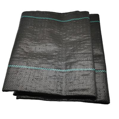 3.81*15.24m PP/PE Geotextil tejido de alta resistencia a la tracción para la mejora de los cimientos del suelo
