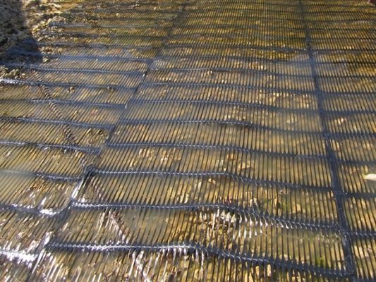 Ancho de rodillo de 1m Diseño asiático PE Rejilla de cerca uniaxial Geogrid para refuerzo de calzada