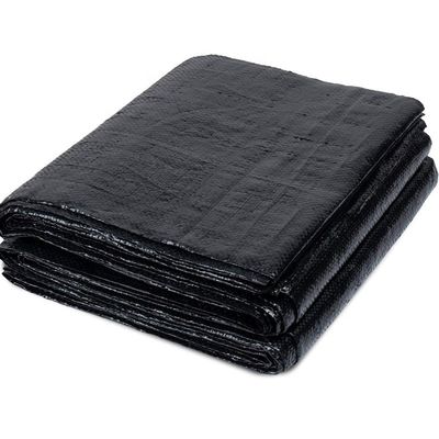 Geotextil tejido de PP negro utilizado en la agricultura con soporte técnico en línea