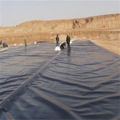 Ancho de 2m-8m Geomembrana de HDPE agrícola de piscifactoría de estanque para alta flexibilidad