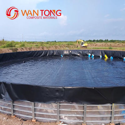 Geomembrana de HDPE lisa de 1,5 mm para embalses y piscinas Materia prima HDPE LLDPE